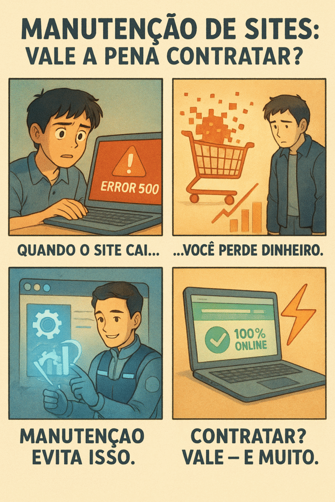 manutenção de sites