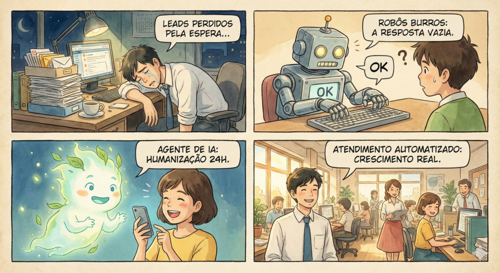 automação de atendimento com ia