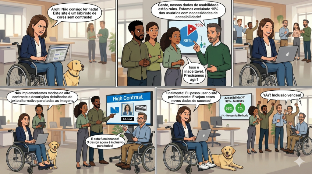erros de acessibilidade